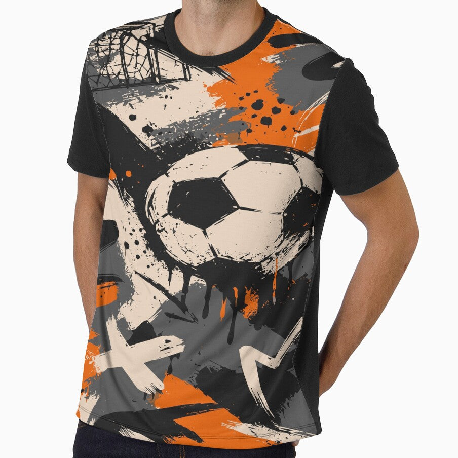 Soccer Street Art Graffiti Pattern by American Spirit