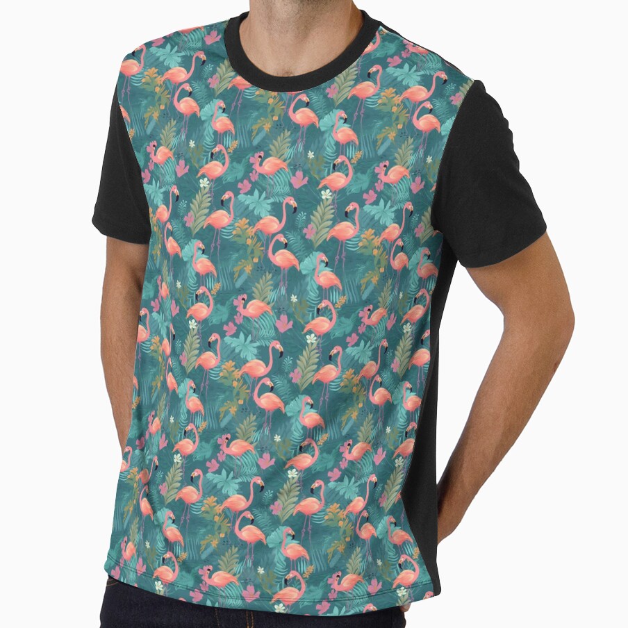 Flamingo Paradise by PixelPatchwork