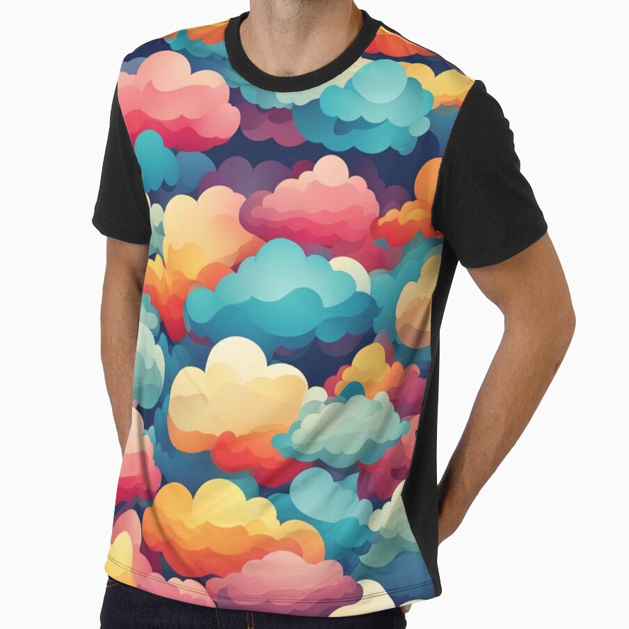 Abstract Colorful Cloud Pattern by calibrit