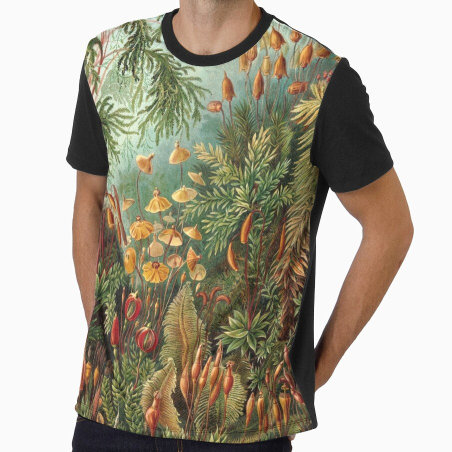 Vintage Botanical Plants Muscinae Fine Art Antique by Ernst Haeckel by cutesy