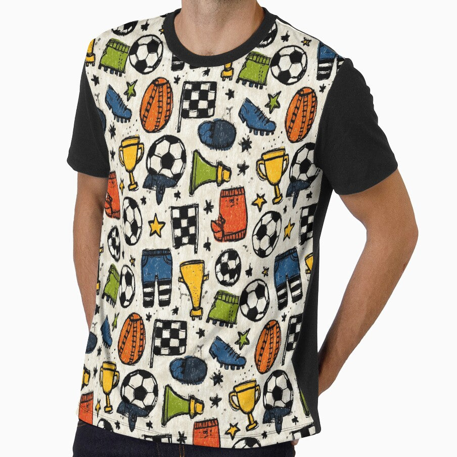 Packed Mosaic of Football Icons by Piotrek0001