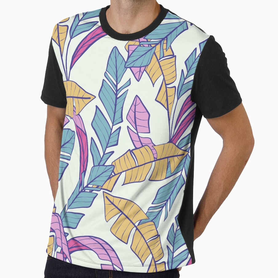 Banana Leaves Pattern by GraphicsClub