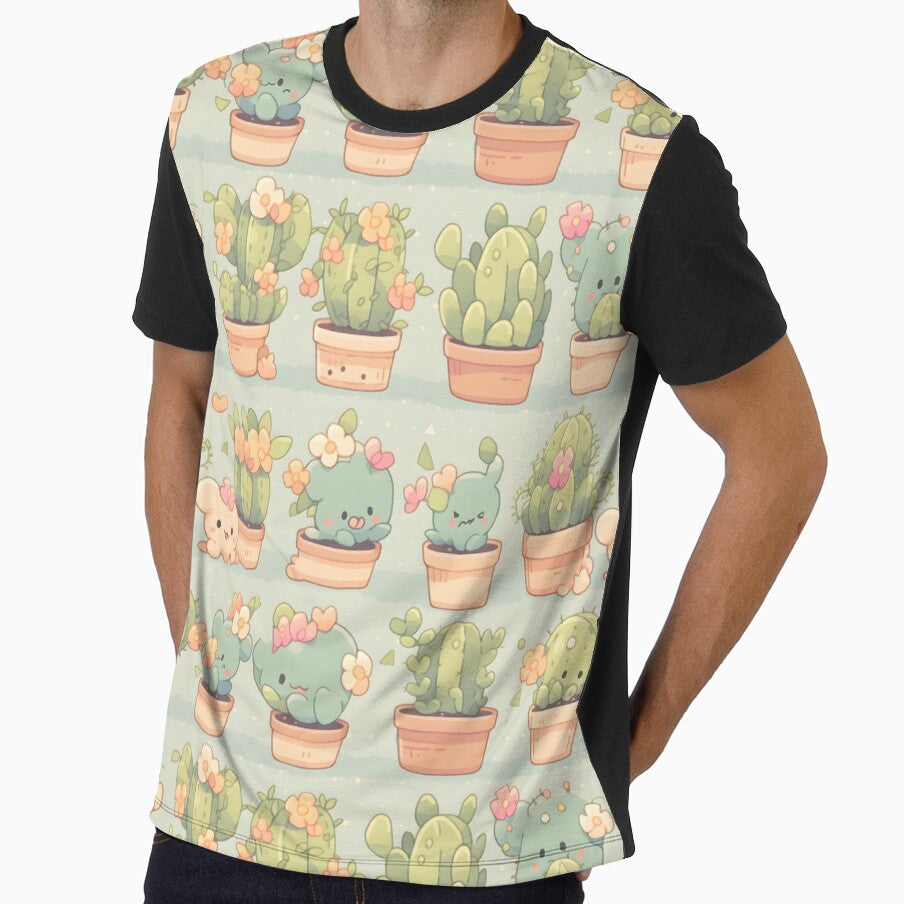 Lovable Kawaii Cactus Kawaii Pretty Cactuses Pattern by 18tokwa