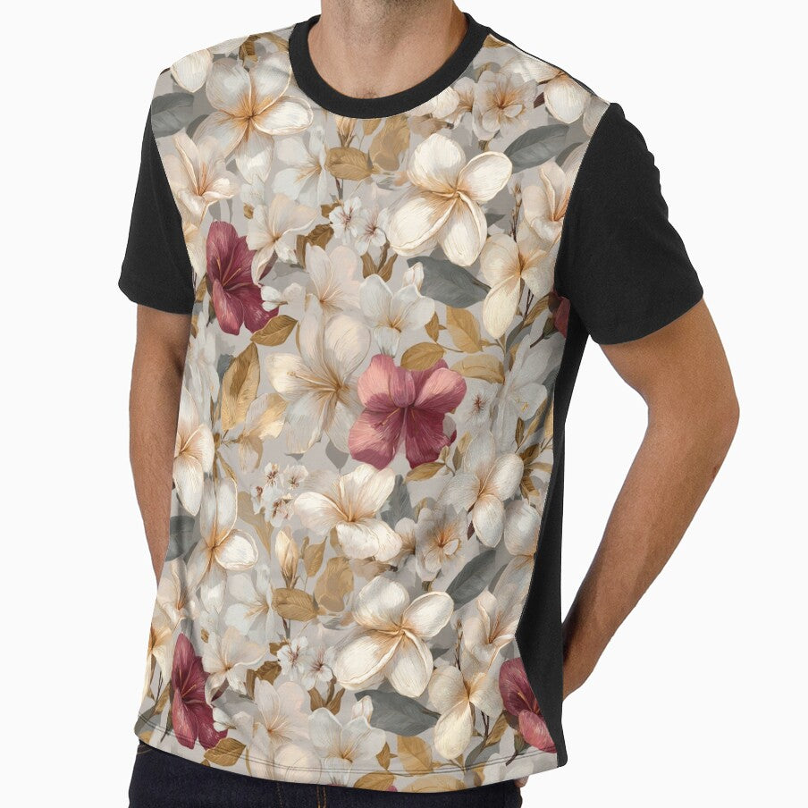 Whimsical Tropical Floral Texture - Flower Floral Pattern  - Gift Ideas For Women by RoyalStarsPatts