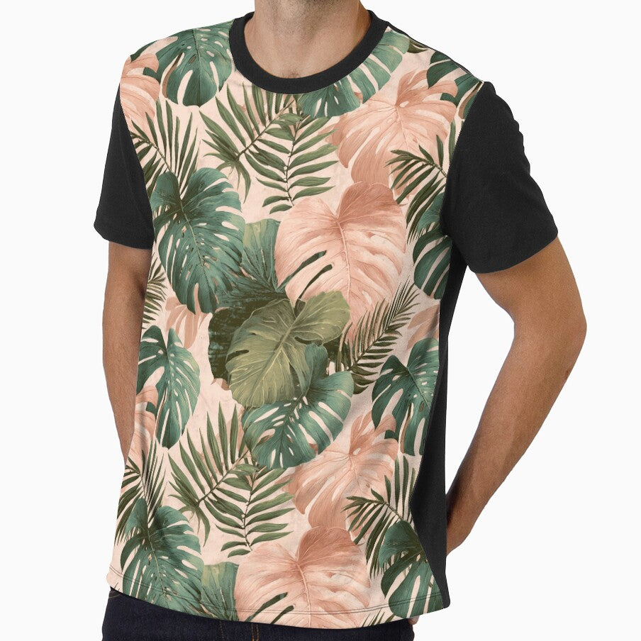 Edgy Tropical Floral Texture  - Flower Bouquet Pattern  - Gifts For Boyfriend by RoyalStarsPatts