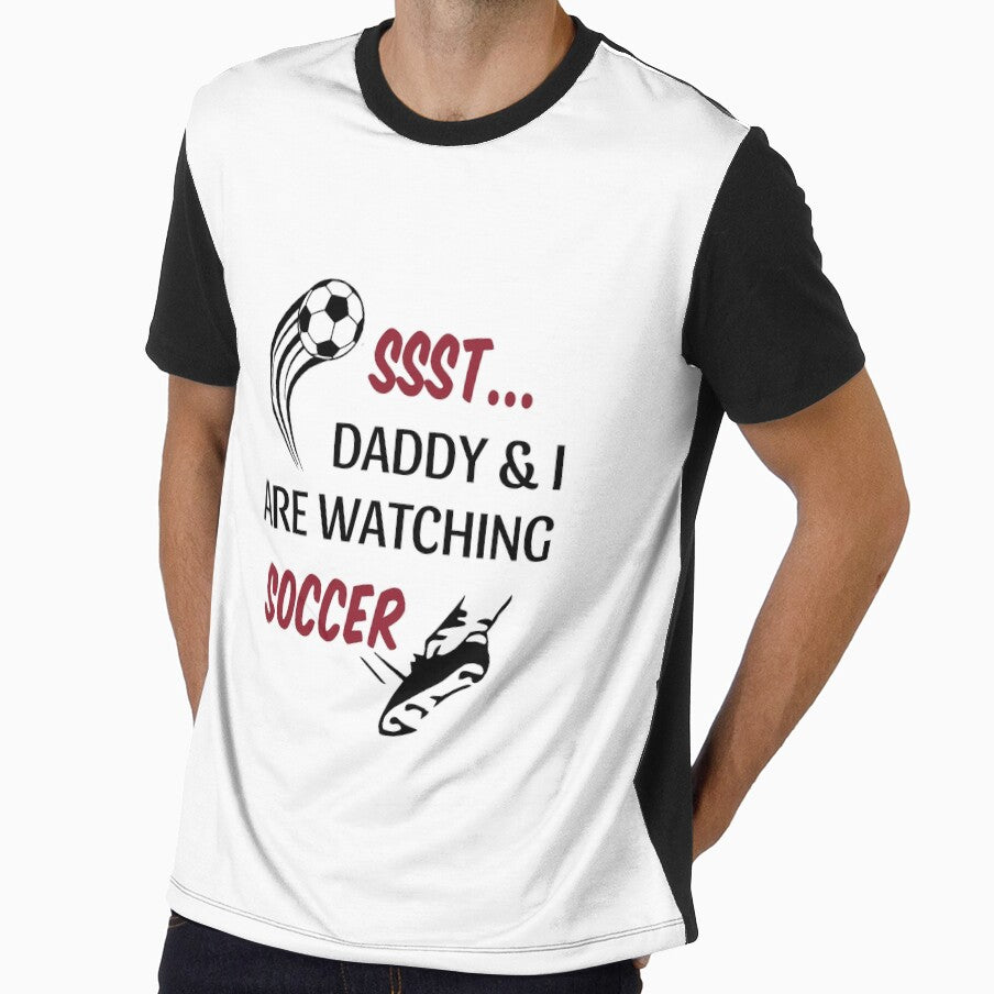 Daddy and I are watching soccer by portrait4you