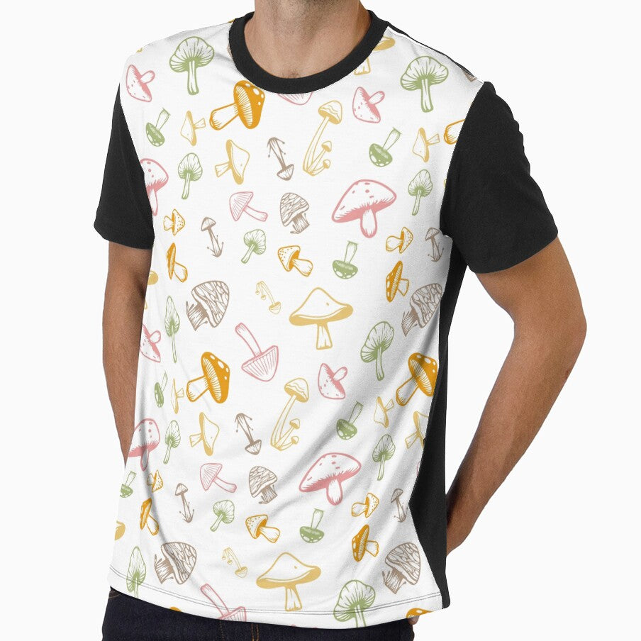 Psychedelic Pastel Mushrooms Pattern Spring by Memituss