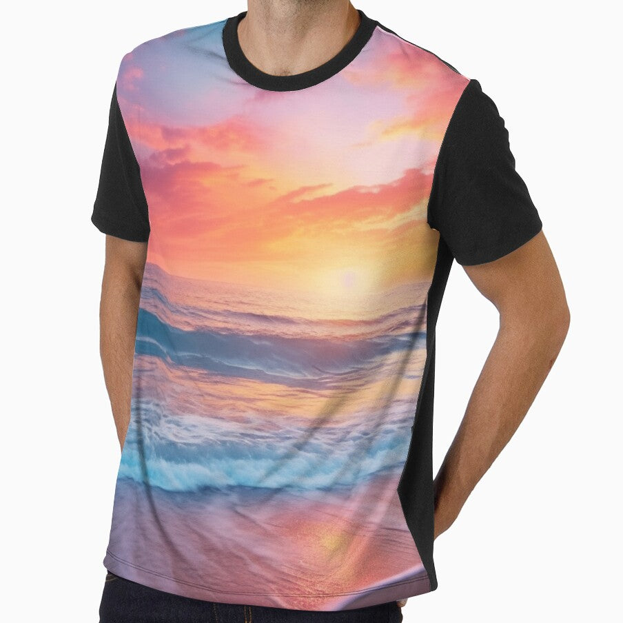 Sunset Over the Sea, Seen From the Beach by StudioRedKoala