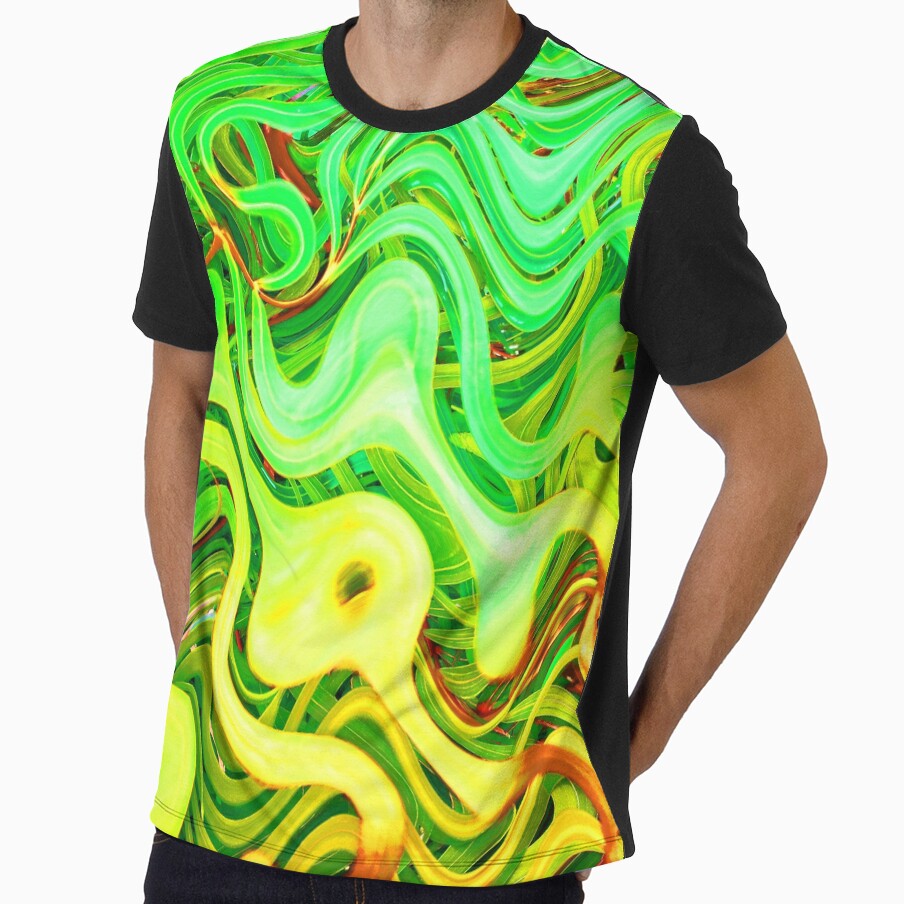 Hippie Style Tropical Colors Abstract Botanical Fruity Lemon and Lime Shades 1 of 4 by Beachy
