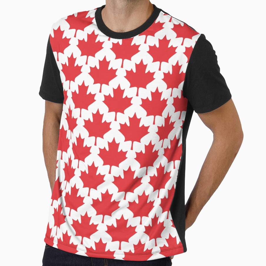 Maple Leaf Pattern (White) by Mohit Khanna