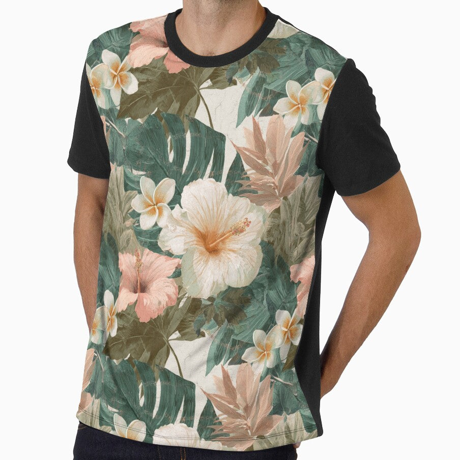 Elegant Tropical Floral Texture - Flower Floral Pattern  - Graduation Gifts by RoyalStarsPatts