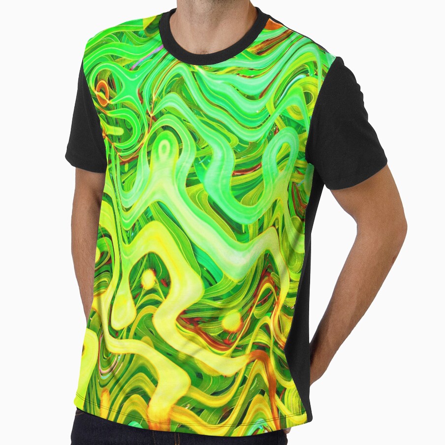Hippie Style Tropical Colors Abstract Botanical Fruity Lemon and Lime Shades 3 of 4 by Beachy