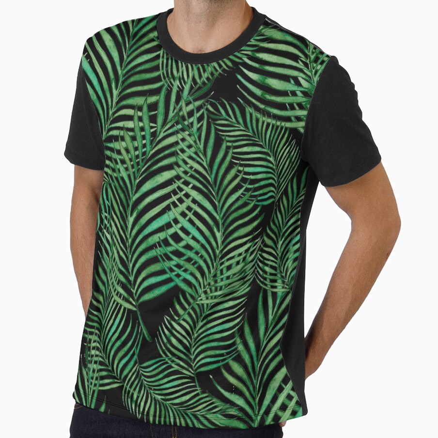 Watercolor Tropical pattern by Bazarovaart