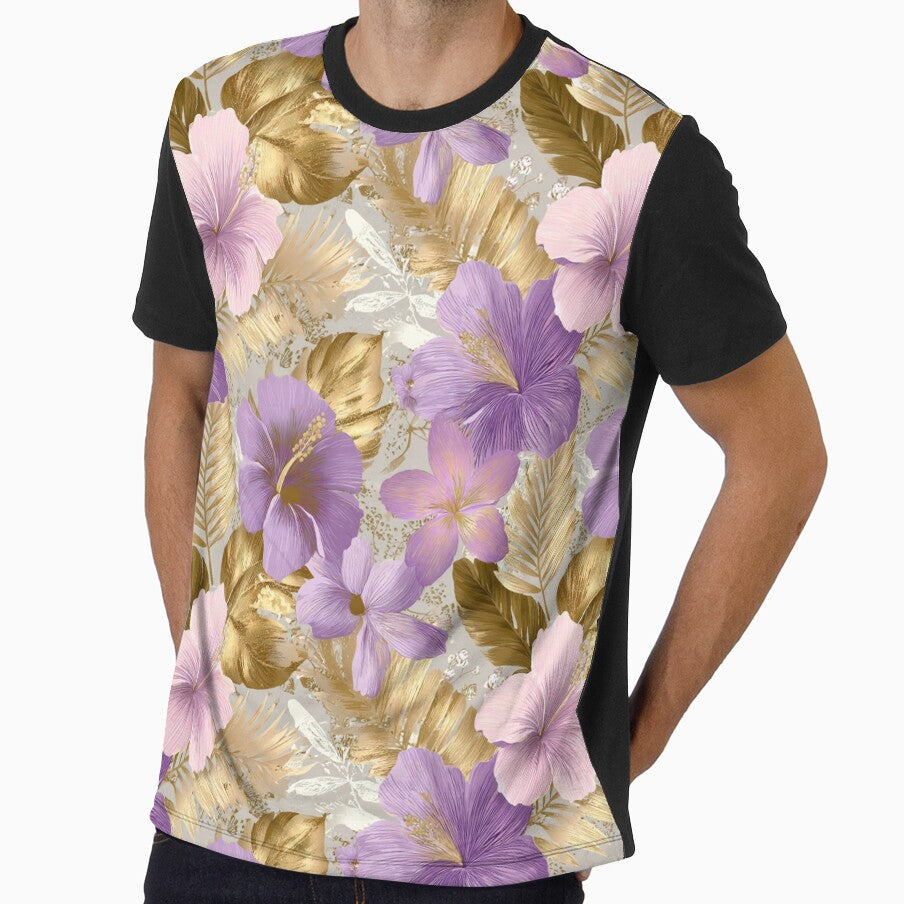 Petaled Tropical Flower  - Botanical Garden Pattern  - Gifts For Men by RoyalStarsPatts