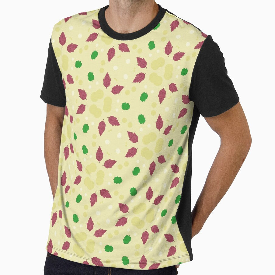 leaf leaves seamless colorful repeat pattern by Abrahamjrnd