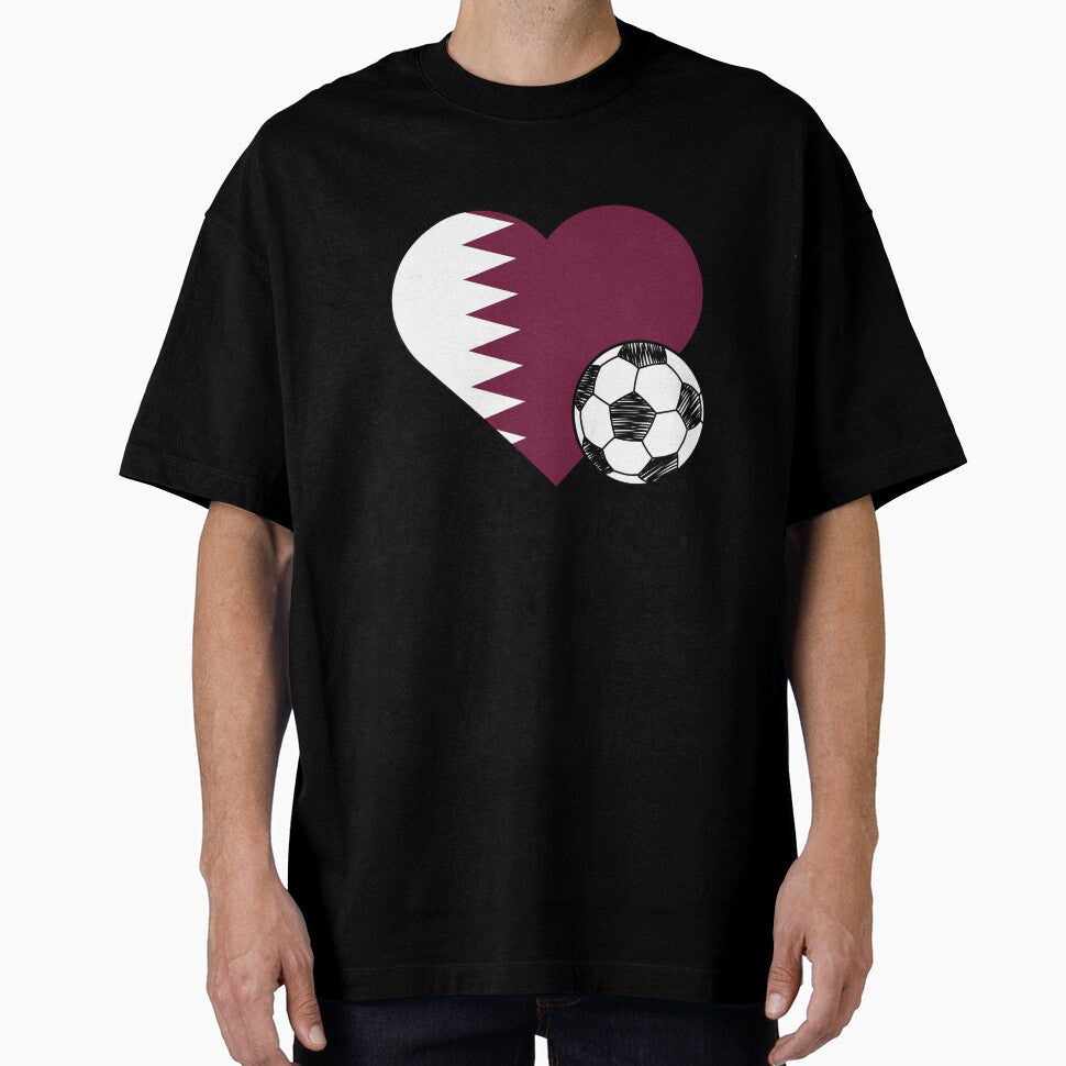 Qatar Soccer Heart Design by FinalScoreClub