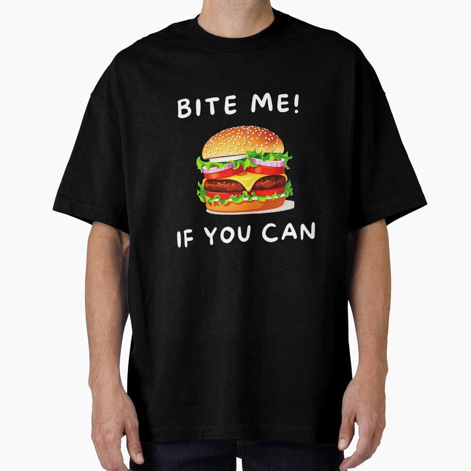 Fun Burger T-Shirt – Cute Food Design with Playful Text by SenpaiSketch