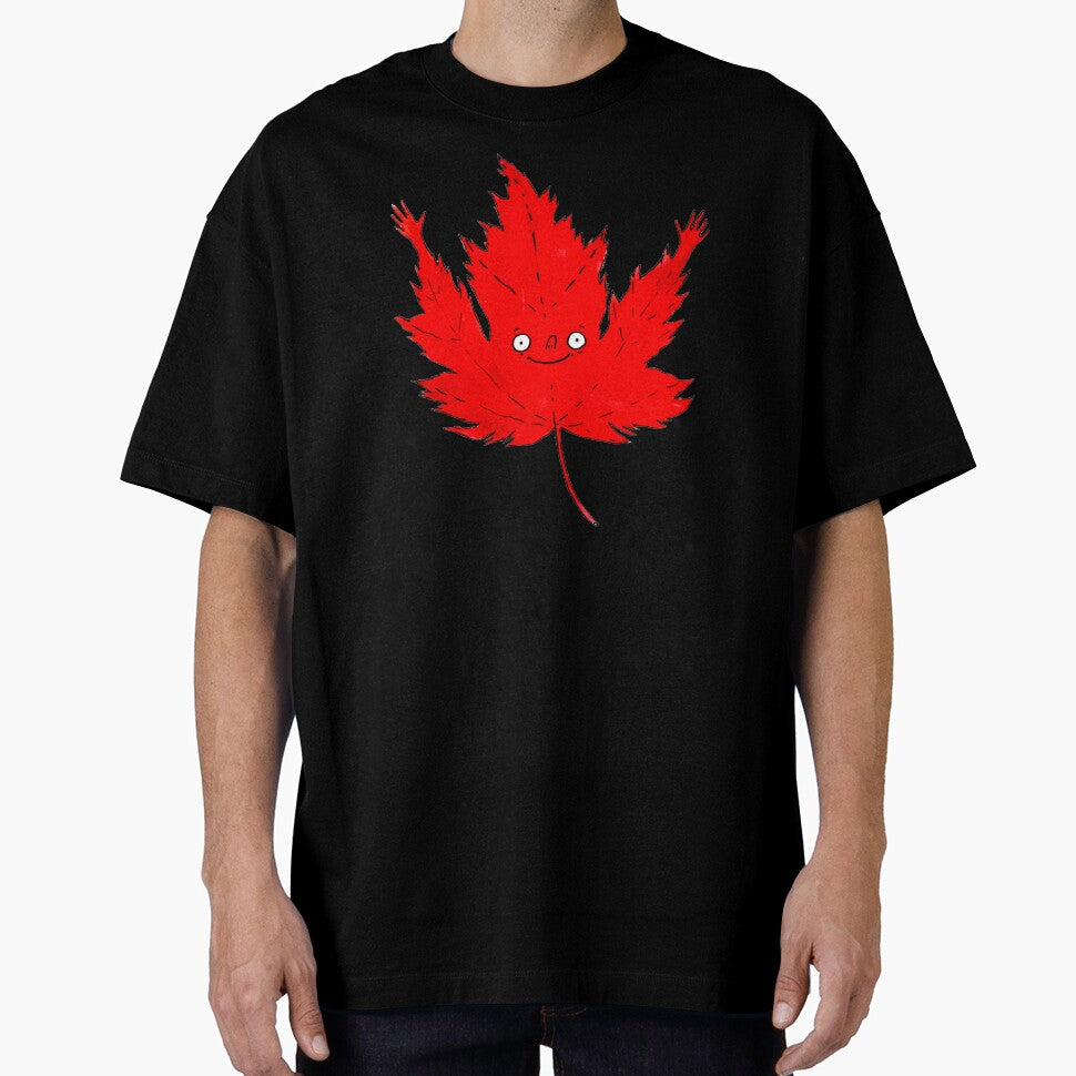 Canada Day happy maple leaf by HeidiBurton