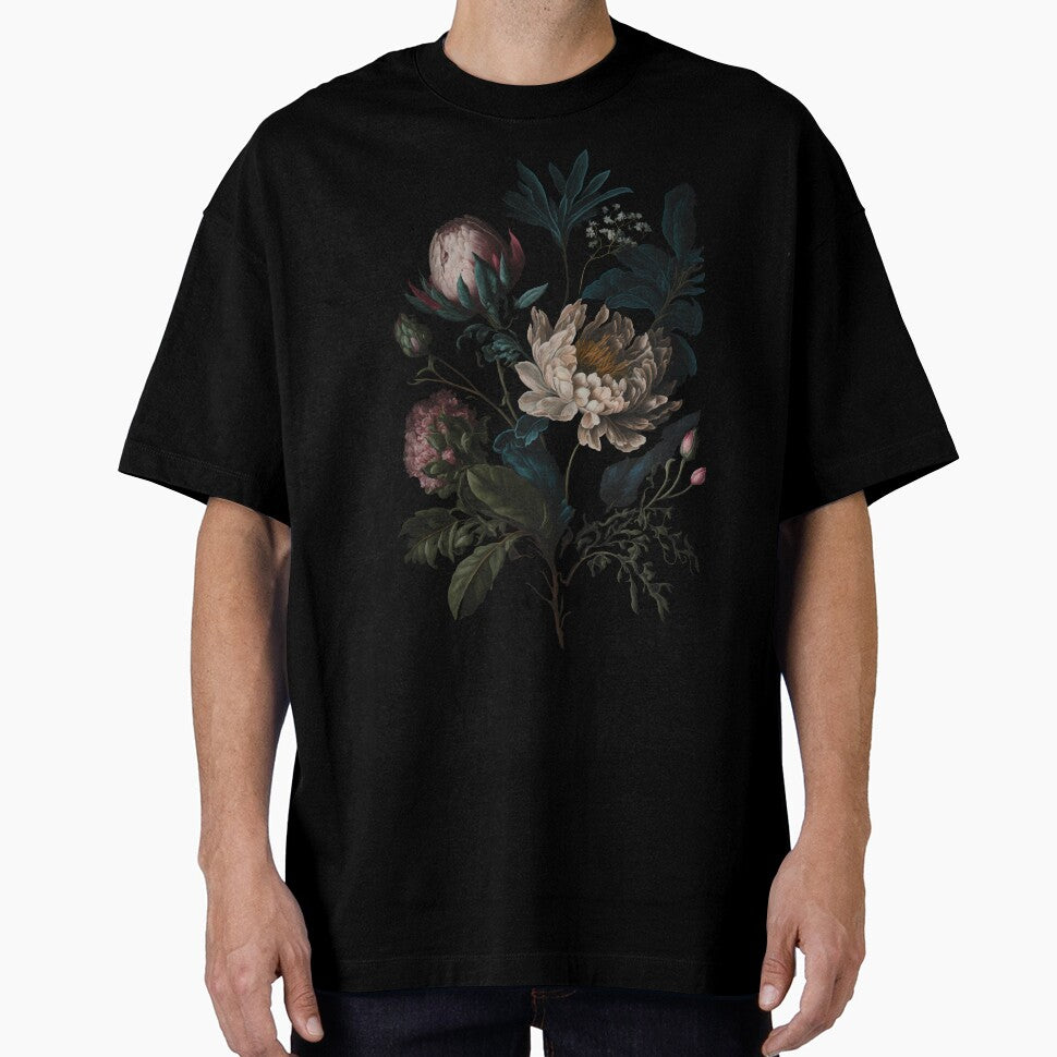 Dark Academia Peony Botanical by Enyr