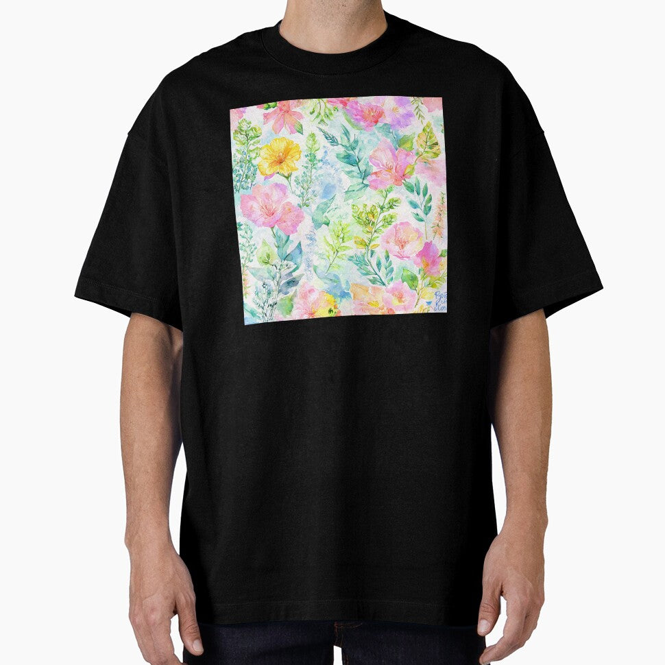 Soft Watercolor Botanical Floral Pattern by SeamPix