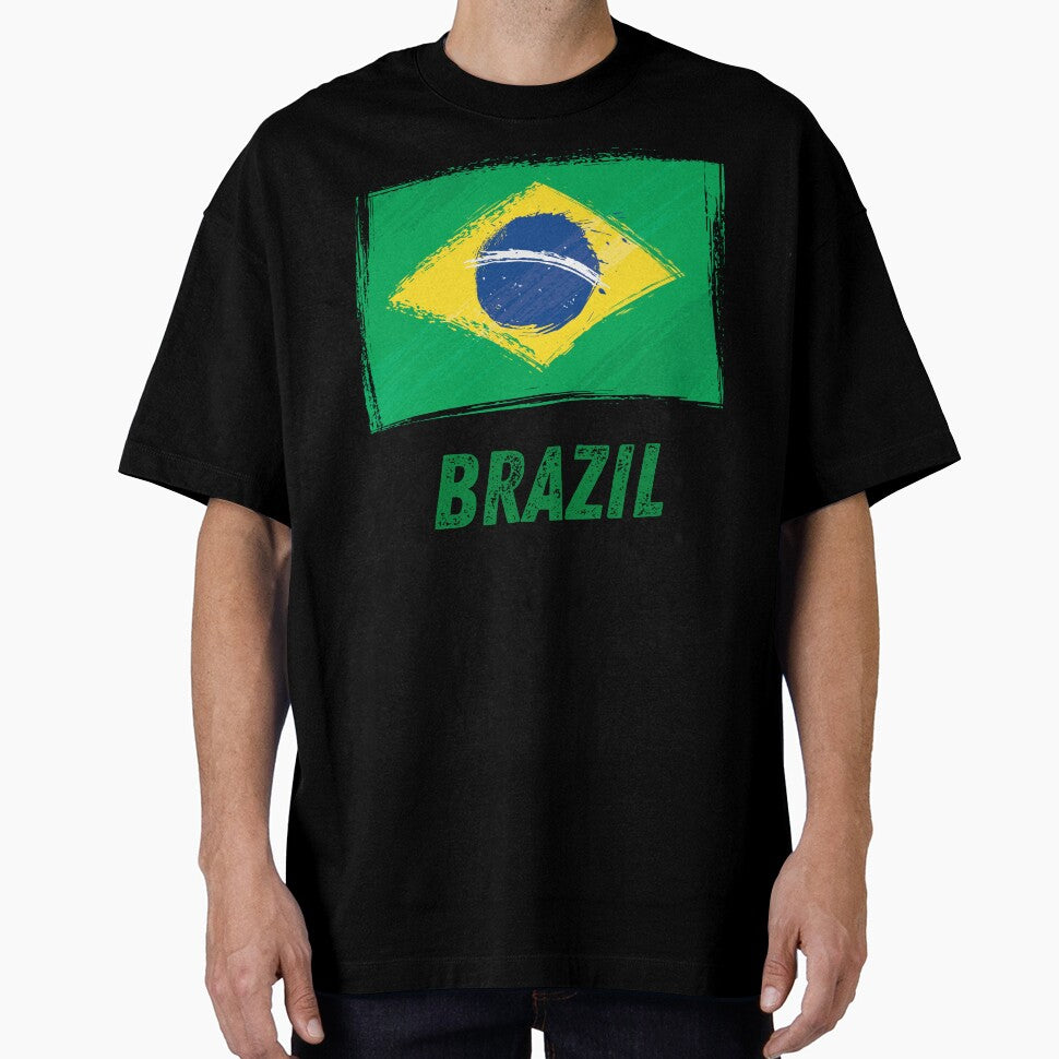 Brazilian Distressed Flag by OlympicsMerch