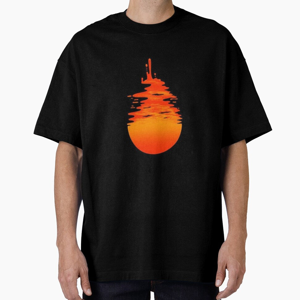 Orange Moon Liquid Art by adoredigitals