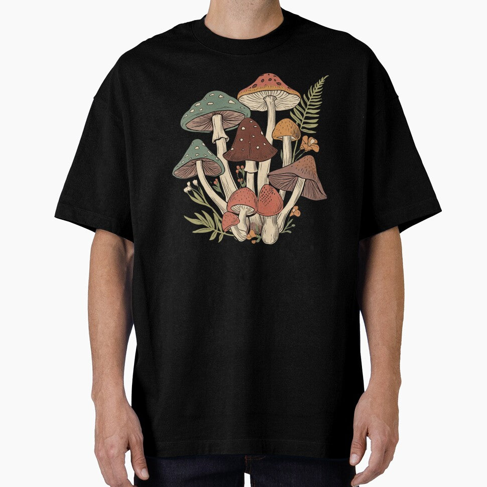 Whimsical Mushroom Forest Cluster by DeadpanThreads