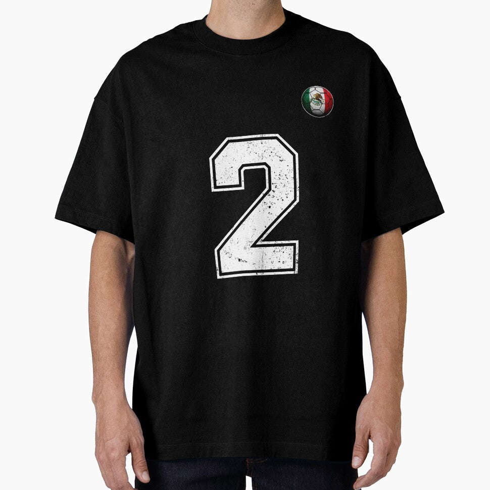 Copy of Number 2 Mexico Flag Football Fan by BernoNickel