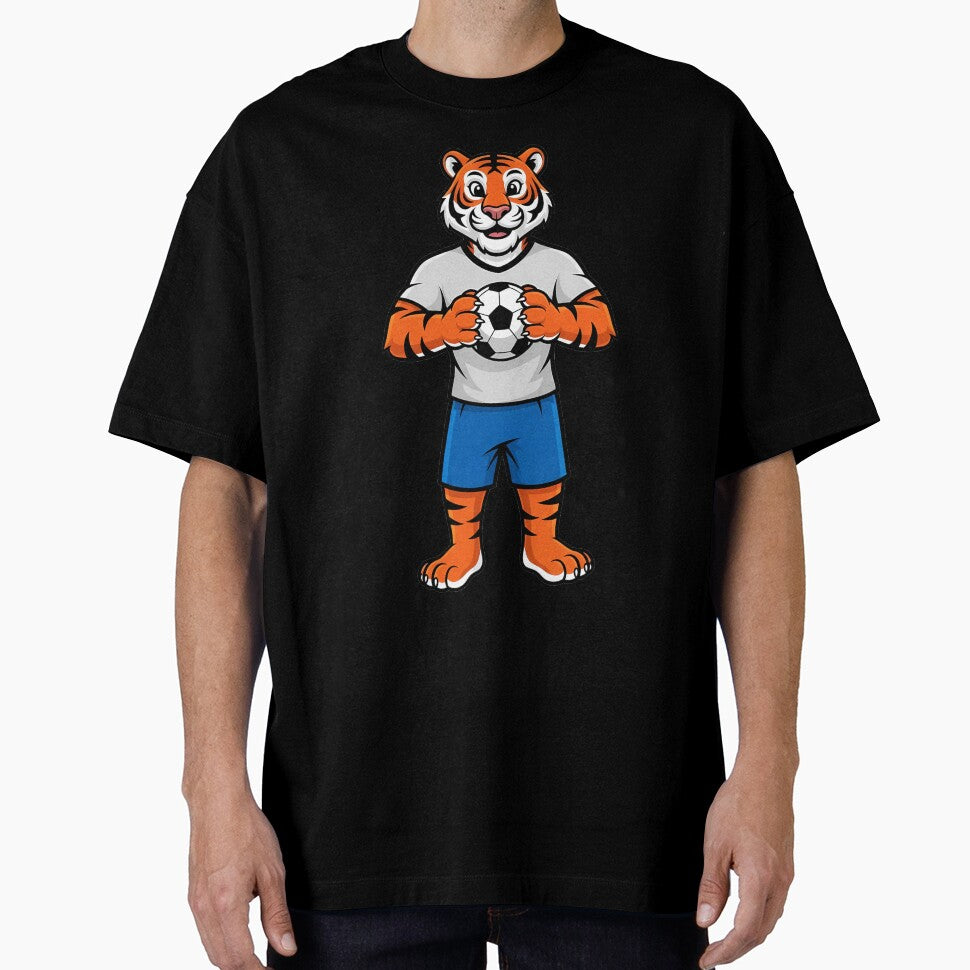 Soccer Tiger Mascot Football Player by k3rstman1