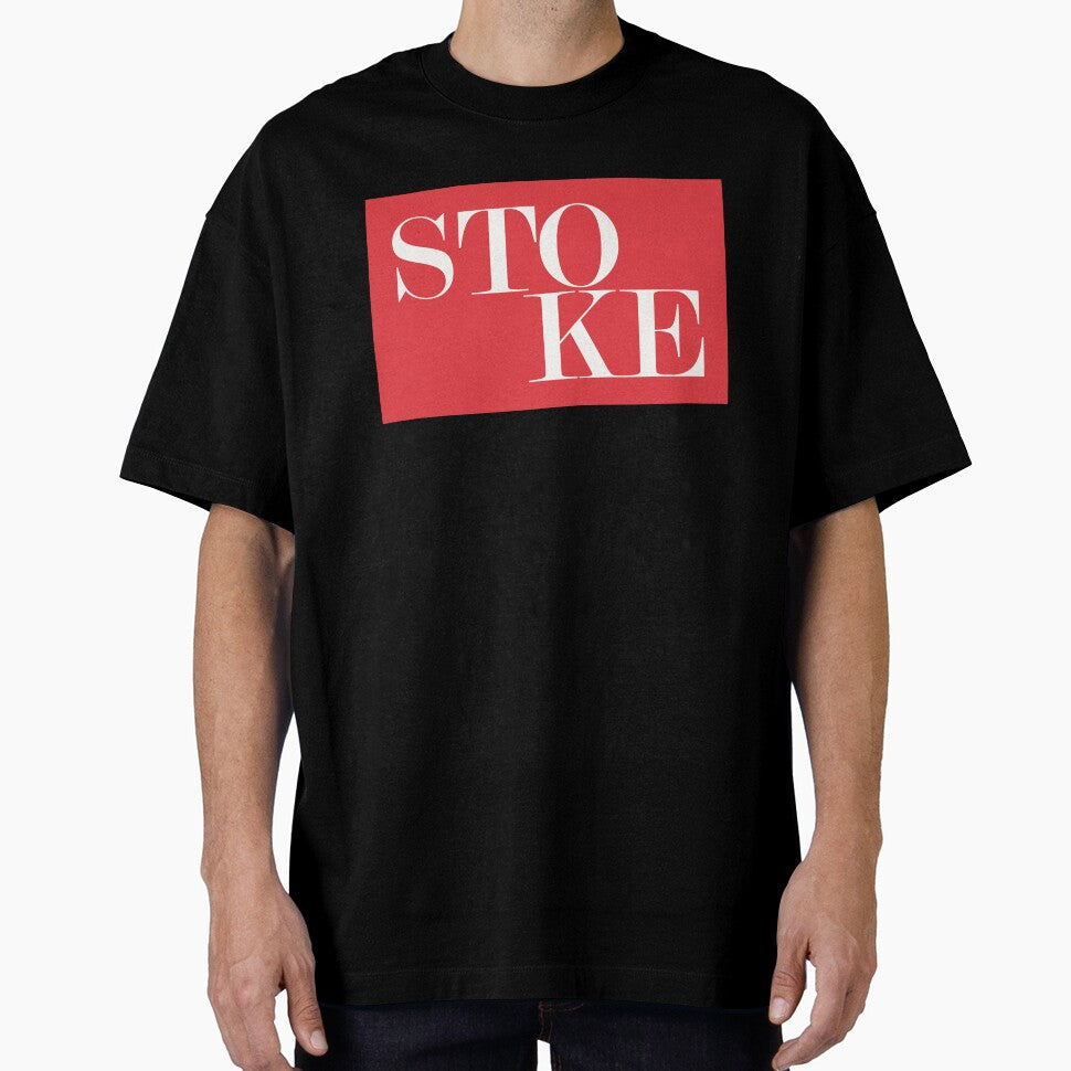 Stoke UK City Typography Minimalist Patriotic Travel Souvenir by kakarikihill