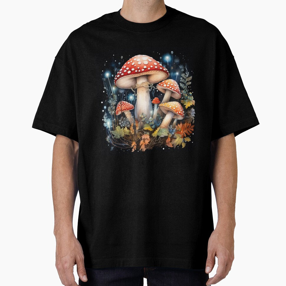 Electric Forest Red Mushroom Fairycore Enchanted Mushroom Forest Shroom Psychedelic Mushroom by OliveAndSnow