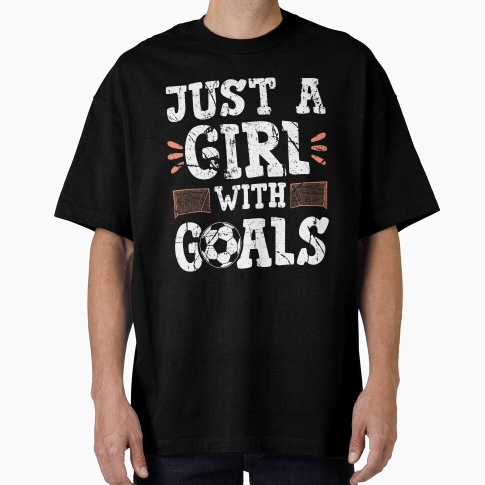 Funny Gifts For Soccer Players Girls and Designs Goals Quote by CrookedCreek