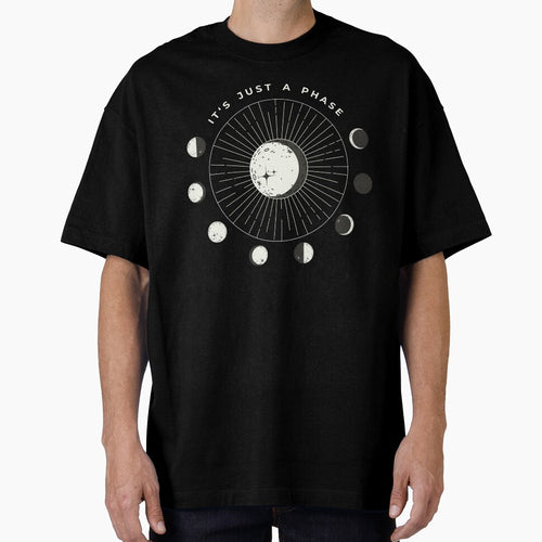 "It's Just A Phase" Astrology Circular Moon Phase by justkidding-co