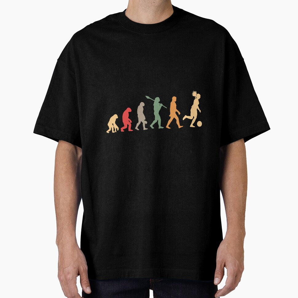 Soccer evolution vintage by jentochicken