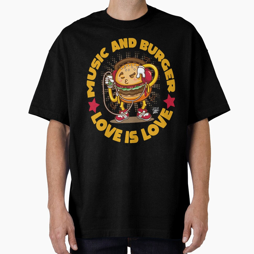 love is love. music and hamburgers by fanslovers