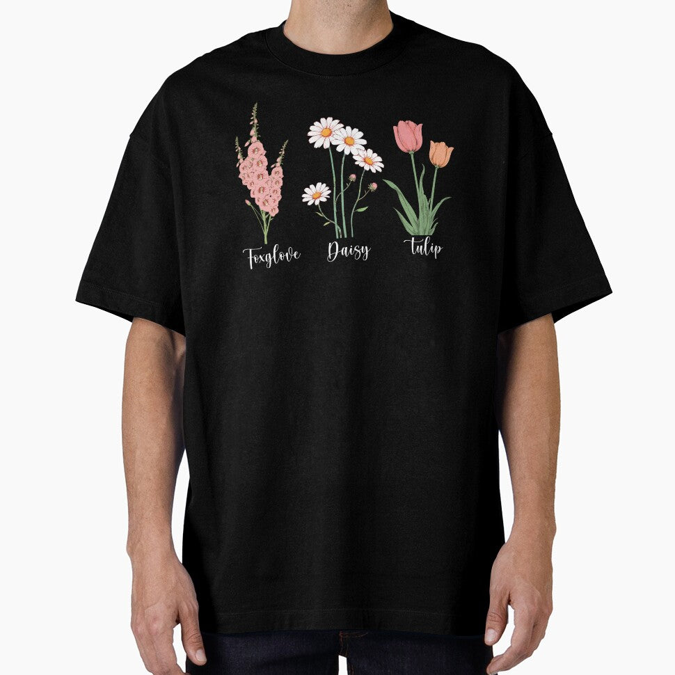 Floral Foxglove Daisy Tulip Anti Trump Flower Vintage by wtfbba