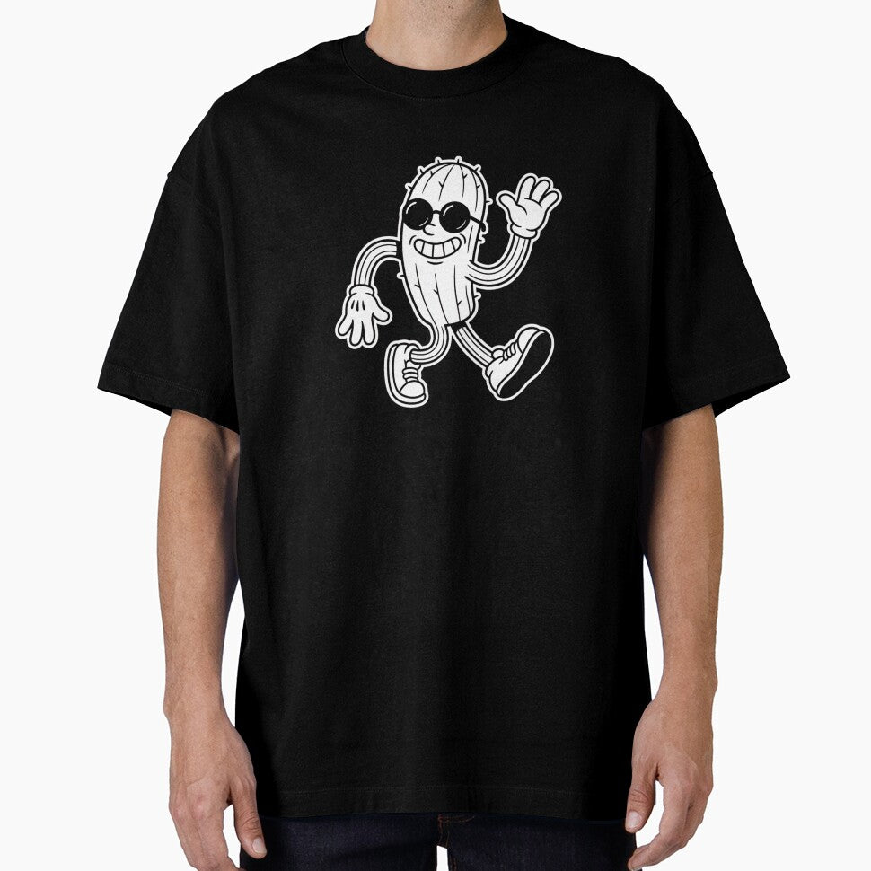 Retro Cartoon Cool Cactus by HoruxDesign