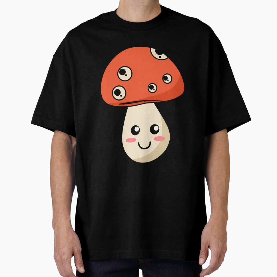 Cute Single Mushroom by Kaidynz