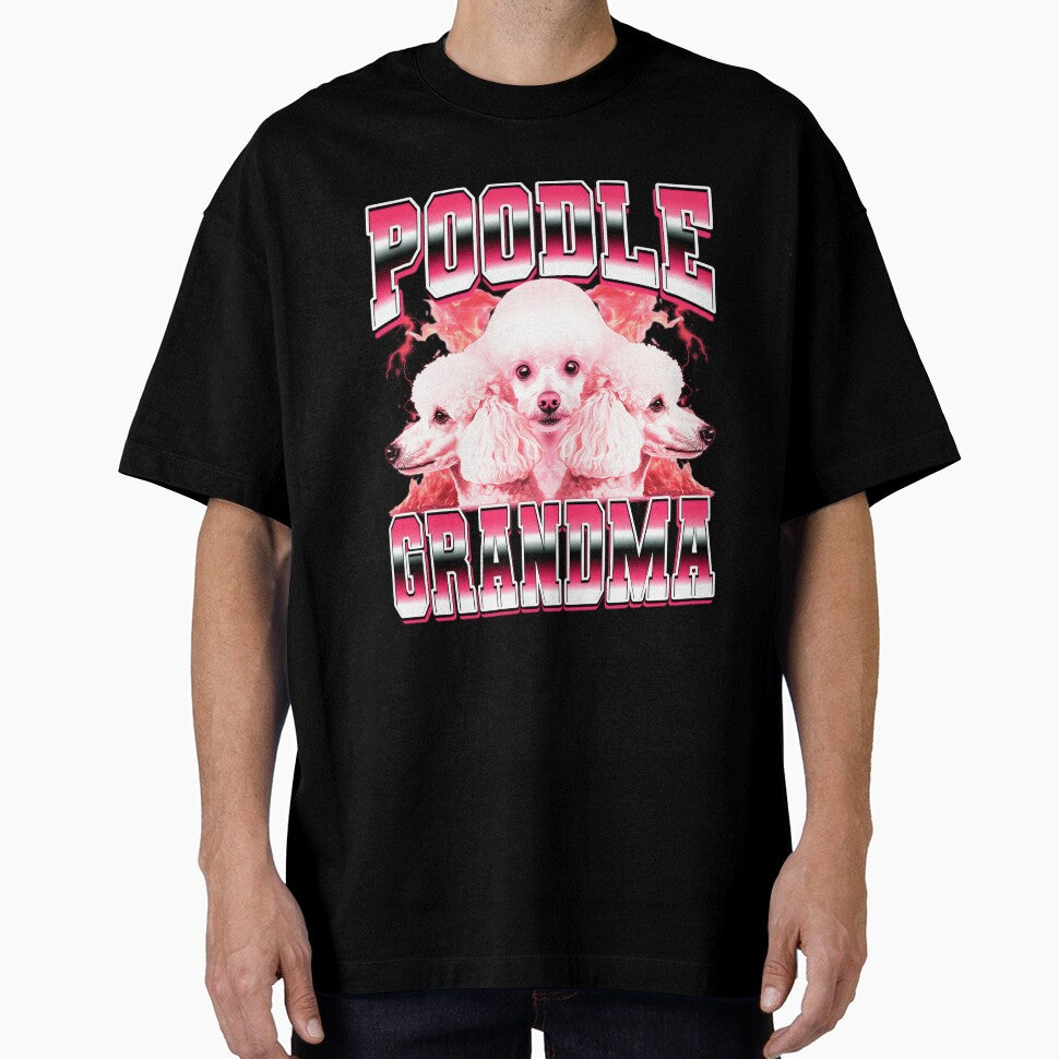 Poodle Grandma Dog Grandma 90s Bootleg Style by PaulTSchafer