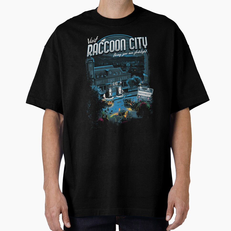 Visit Raccoon City Bring Your With Plashlight by Saroj Nepal