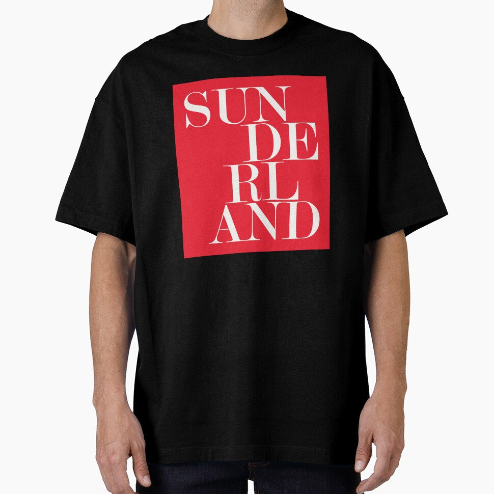 Sunderland UK Typography Minimalist Artwork by kakarikihill