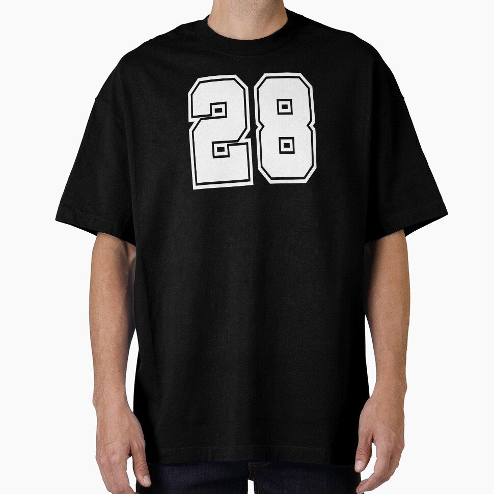 28 jersey number college style by GeogDesigns