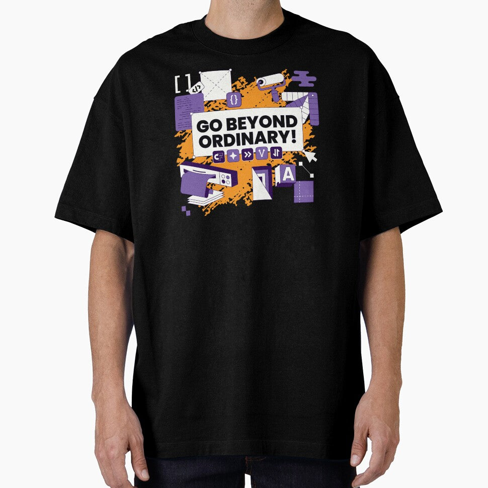 Creative Fabrica "Go Beyond Ordinary" Quote by CFMerch