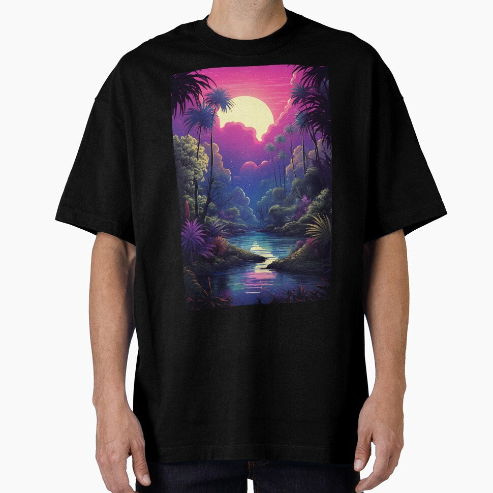 Island Synth Sunset: Lush Tropical Waves by Mullet Monkey