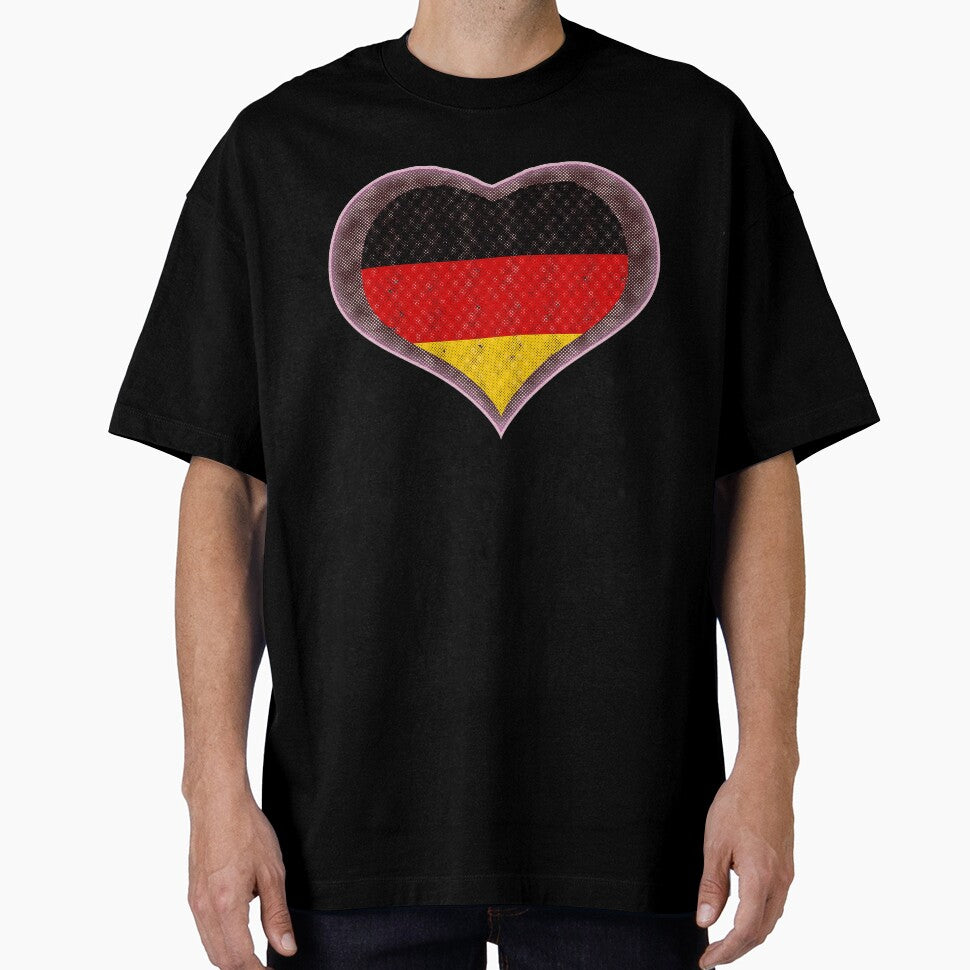 Germany Halftone Flag Heart Deluxe by merchhost