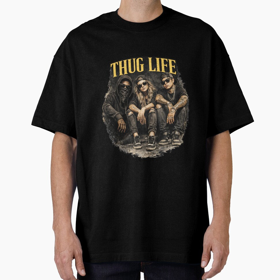Thug Life Streetwear T-Shirt by CULTWEAR SOCIETY