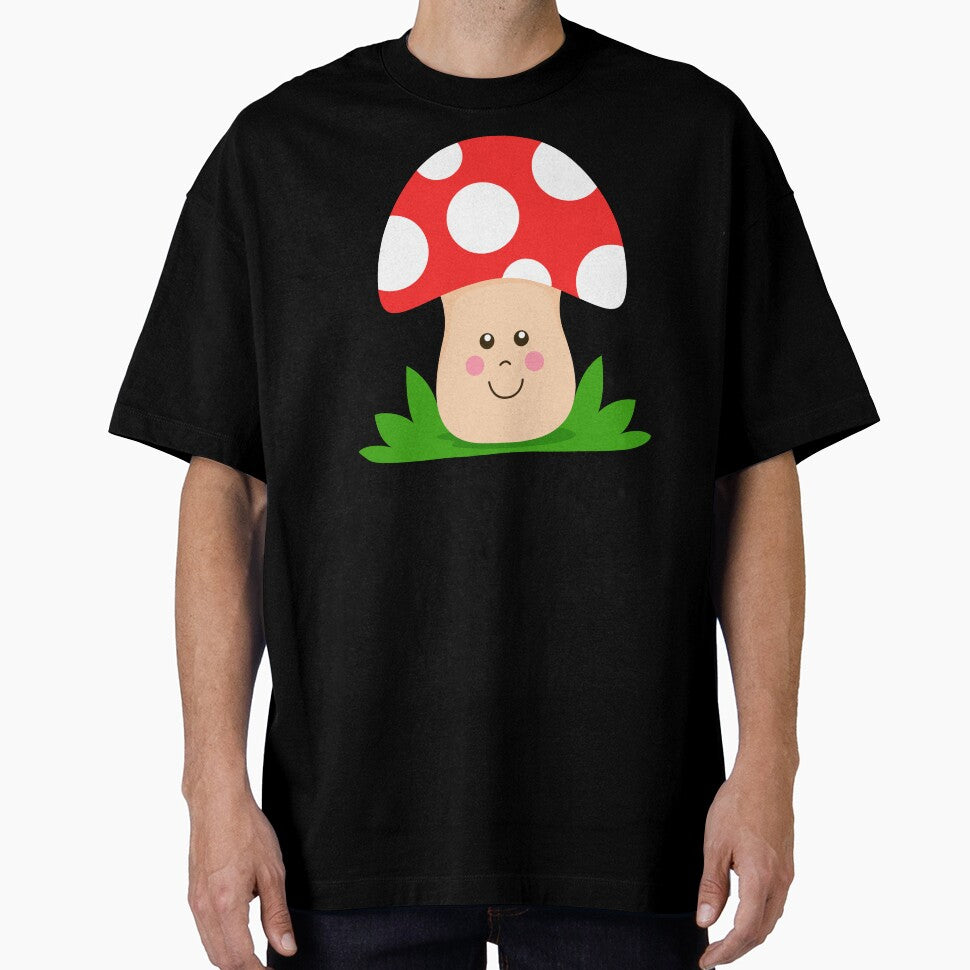 Happy Mushroom Toadstool by samshirts