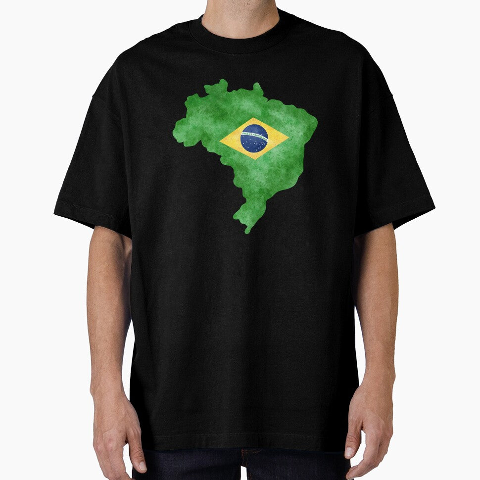 Minimal Brazil Flag Patriotic Aesthetic Design by FunPurchase
