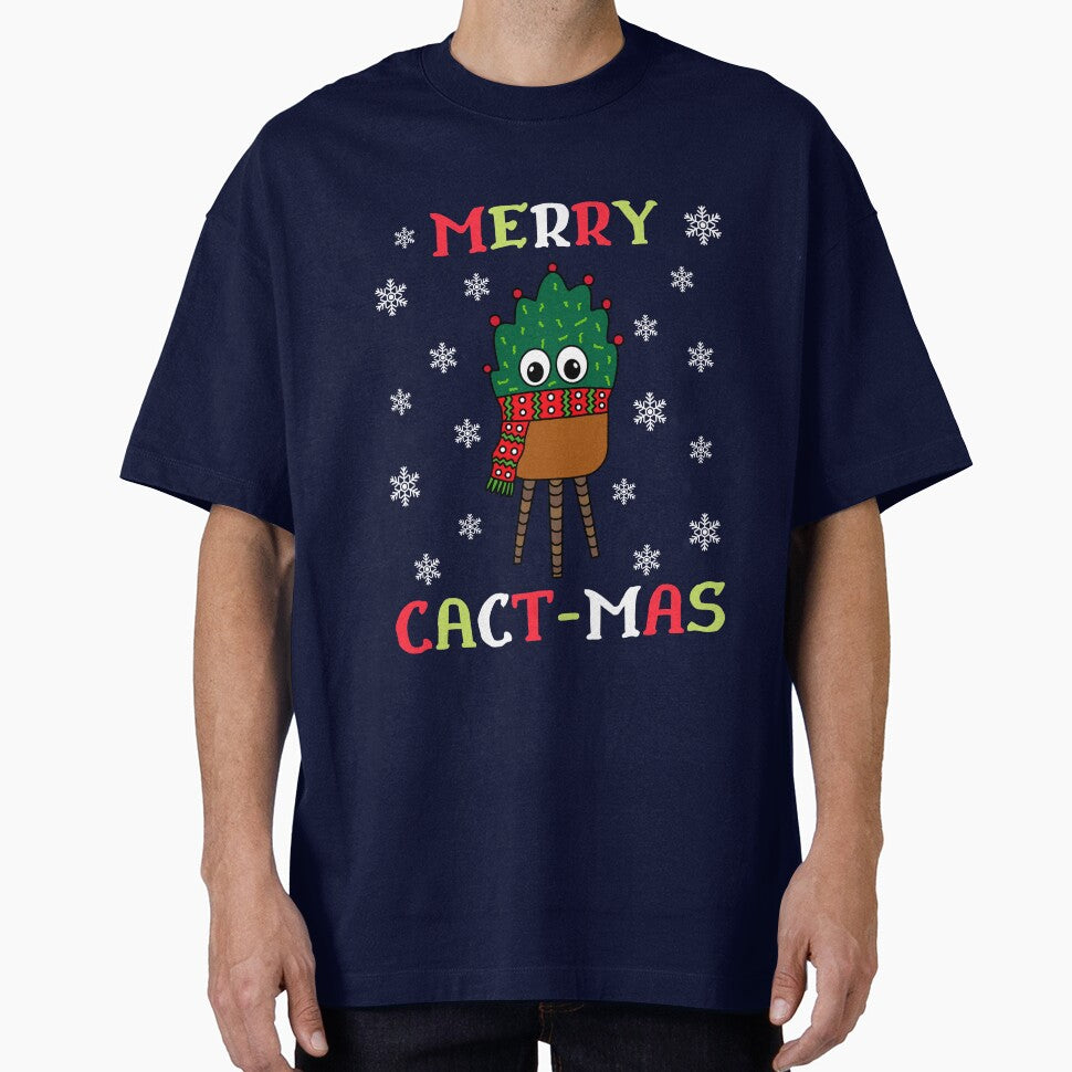 Merry Cact Mas - Christmas Cactus With Scarf by DreamCactus
