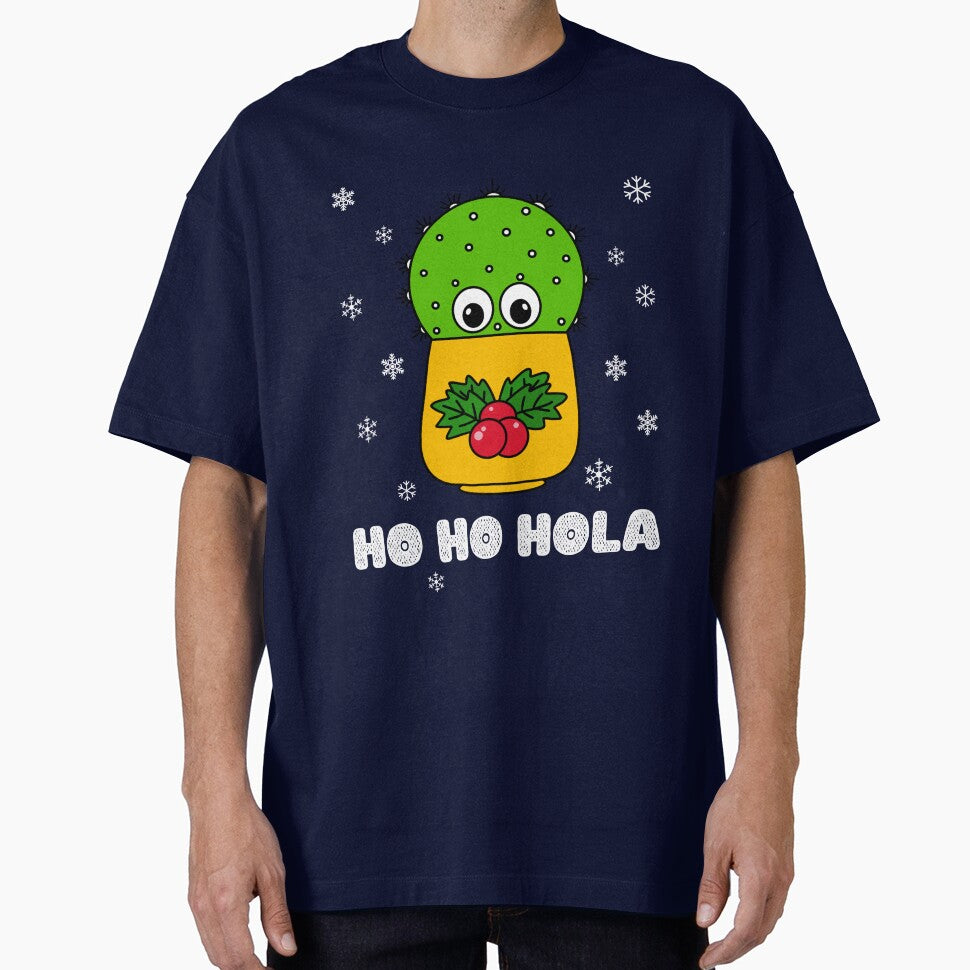 Ho Ho Hola - Cute Cactus In Christmas Holly Pot by DreamCactus